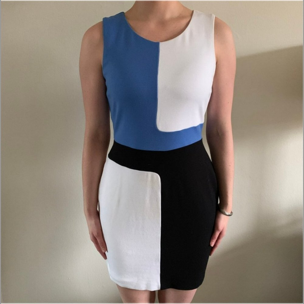 Colorblock dress Sz M